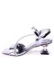 Dza07- 1284051   Silver Mirror Thin Heeled Evening Dress Women's Shoes - 3