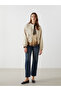 Nevavm oval neck oversize women's bomber jacket with a difference - 2