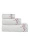 Julia 100% Cotton 3 Piece Towel Set - Turkish Bath Set - Luxury Bathroom - 5