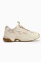 Women's Beige Non-Slip Comfortable Sole Textile Detailed Sneaker Sports Shoes