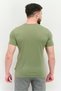 Men Sportswear Fit Short Sleeve Outdoor T-Shirt, Olive - 3