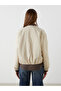 Nevavm oval neck oversize women's bomber jacket with a difference - 5
