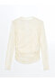 Nevavm Women's Blouse and Undershirt with a High Collar and Flowers with a Difference - 5