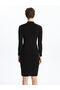 Özmarka New Season Half Turtleneck Women's Knitwear Dress - 4