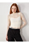 Nevavm Women's Blouse and Undershirt with a High Collar and Flowers with a Difference