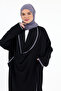 Casual Draped Pocket Fenomen Cross Tunic Black - 6