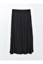 Lcw Modest New Black Women's Skirt with Elastic Waist - 6