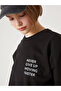 Xside Active Crew Neck Printed Oversize Women's T-Shirt (S5) - 3