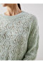 Esvab • Modern & Distinctive Zero Roba Collar Openwork Women's Knitwear Sweater - 4