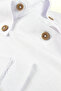 Men's White Cotton Pocket Summer Short Sleeve Shirt Linen Shirt - 2