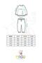 Boy's Block Patterned Brown Pocket Cotton Sweatshirt Tracksuit Top-Under Set - 2