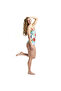 W Printed V Neckline One Piece Women's Swimming Trunks 005174800 - 4