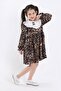 Girl Scalloped Leopard Dress