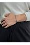 Silver Men's Chain Women's Bracelet Unisex Stainless Steel Non-Tarnish Color-Tossing - 3