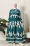 Juicy 3-Layer Skirted Hijab Dress Mother's Dress Prayer Dress Front Zipper Large Size