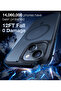 Magnetic Shockproof Case for iPhone 15/14, 12FT Drop Protection, Slim, Anti-Scratch, Black - 4