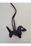 New Trend Bag Charm Leather Mini Sausage Dog Bag Ornament - 4