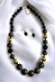 Long Ball Metalized Acrylic Pendant Earring Set - 2
