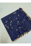 Handmade Pul Embroidery, Beaded Writing, Cheesecloth, Scarf, Yemeni, Mevlüt Coverlet, 4 Sides Embroidered - 3