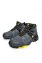 Hi K.Grey-Yellow Slit Slit Compatible Outdoor Boots Waterproof