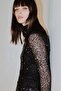 Long sequined net dress - 6