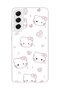 Samsung Galaxy S21 Fe Compatible Transparent Case Hello Kitty Design