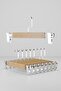 Wooden Hangers with Pegs for Pants, Skirts, Clothes Hangers 1St Quality Ultra Luxury Trouser Hangers 12 Pieces