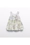 Abel and Lula Baby Girl Linen Floral Lilac Dress Lilac L25Y5018 - 2