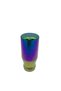 Universal Metal Sport Look Gear Shift Knob Apparatus Chameleon Neo Chrome Aluminum Alloy Manual Semi - 4
