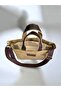 Mini Size Magnetic Candle Canvas Camel Handbag / Crossbody Bag - 4