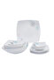 RF9753 27Pcs Opal Ware Dinner Set - Floral Design Plates, Bowls - 4