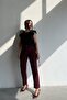 Burgundy Boyfit Jean - 5
