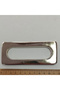 Metal Bag Handle. It's the Couple's Price. Nickel Colored, Diameter 11.5 cm Inside