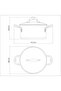 Since 1911, Made In Brazil - Solar Silicon 30cm 8.9l Shallow Stainless Steel Casserole - 3