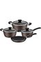 Since 1911, Made In Brazil - Sicilia 7 Pieces Hazelnut Aluminum Cookware Set - 5
