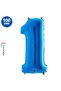 1 Figure Blue Foil Balloon (100x35 cm) - 2