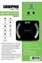 Smart Body Fat Scale- GBS46522 Tempered Glass Platform and Anti Slip Feet| Black - 5