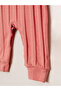 Jacquard Knitted Girl's Jumpsuit Without Booties - 2