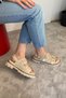 Women's Mendez Cream Double Banded Capsule and Vardola Detailed Thick Sole Orthopedic Sandals K-120 - 5