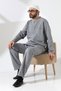 Men's Single Pocket Shirt Pants Double Suit Hajj and Umrah Clothing Gray (Vşn) - 8