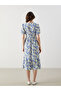 Nevavm V-Neck Floral Dress with a Difference - 8