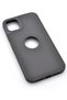 iPhone 13 Pro Max Compatible Leather Look Hard Cover Case Gray - 2
