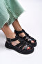 Rellynthi Women's Sandals 0012700 Black Skin
