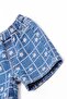 Girl's Floral Embroidered Denim Shorts - 2