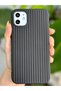 iPhone 11 Compatible 3D Pattern Serrated Flexible Matte Silicone Pinterest Case - 3