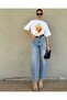 Unisex White Oversize Cut 100% Organic Cotton T-Shirt