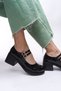 Merlyrra Women's Loafer 0012502   Black Patent Leather - 5
