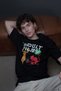 Black Unisex Adult Movies T-Shirt - 3