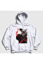 Unisex White Zoro Anime One Piece Hooded Sweatshirt 136257 Tt