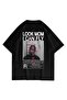Unisex Look Mom I Can Fly Black Tshirt
